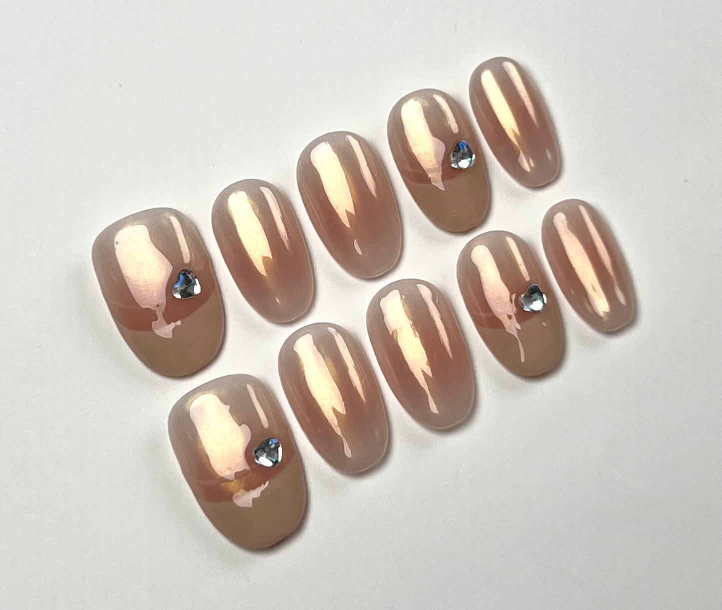 False Nails Set - Multiple Shapes (Coffin, Stiletto, Square) & Styles (Glam, Minimalist, Vintage) for Every Outfit | Reusable Press-On Nails