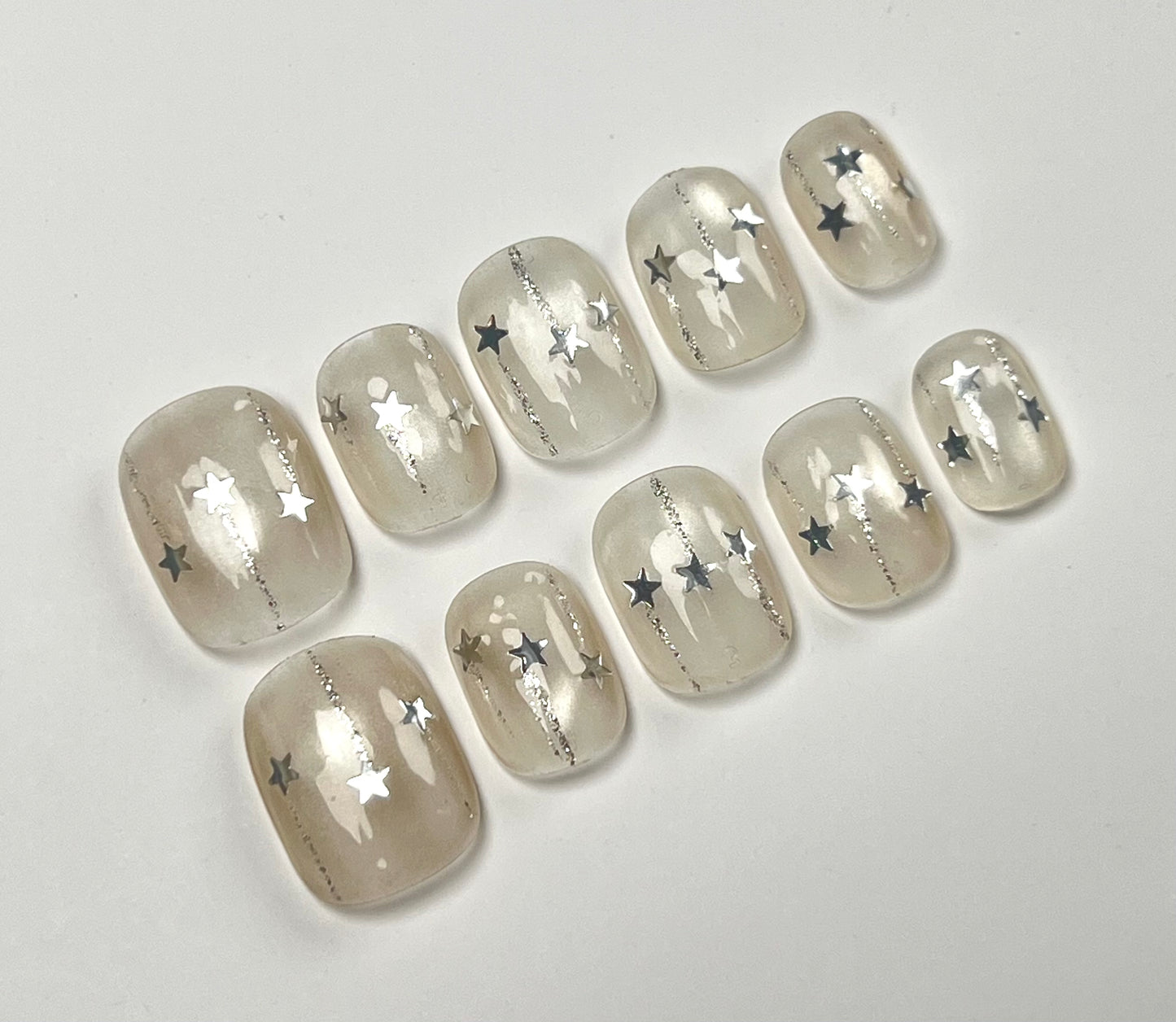 False Nails Set - Multiple Shapes (Coffin, Stiletto, Square) & Styles (Glam, Minimalist, Vintage) for Every Outfit | Reusable Press-On Nails