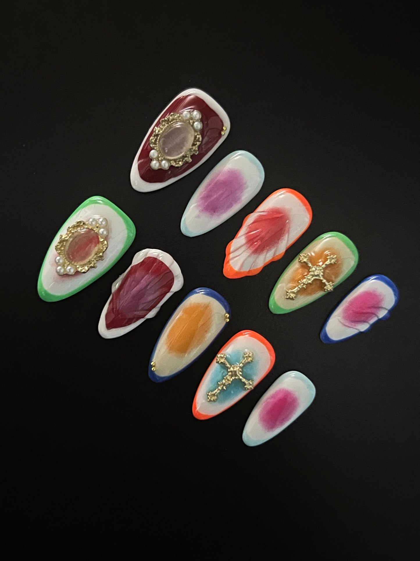 TrendTrap Nail Art Studio: Handcrafted High-End Press-Ons | Multiple Styles to Elevate Your Manicure Game